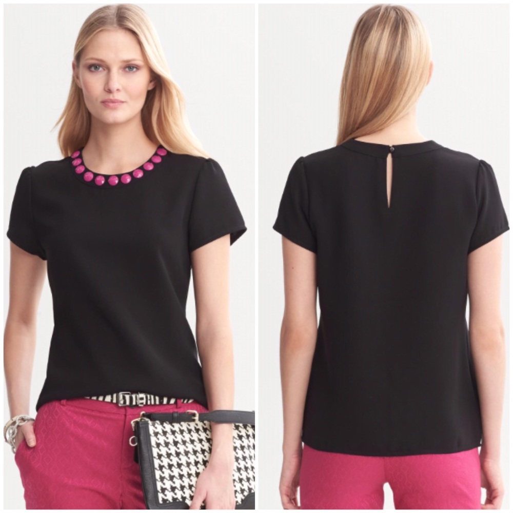 Banana Republic beaded top